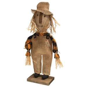 Oscar Scarecrow Doll on Base #CS38084