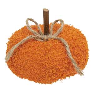 Fleece Mini Pumpkin, 3.5" ;