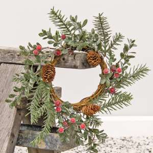 #18104 Sugar Berry Pine Wreath