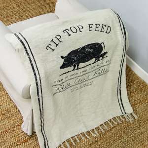 Tip Top Feed Farmhouse Throw 28076
