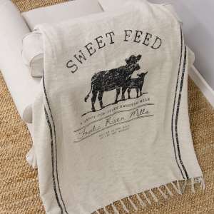 Sweet Feed Farmhouse Throw 28081