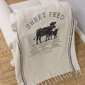 Sweet Feed Farmhouse Throw 28081;