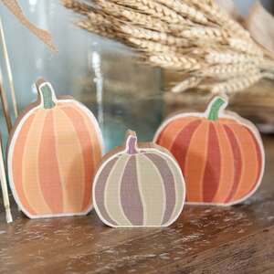 Chunky Pumpkin Sitters, 3/Set 35511;