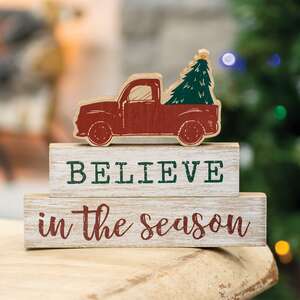 Believe in the Season Truck Stackers, 3/Set 35515;
