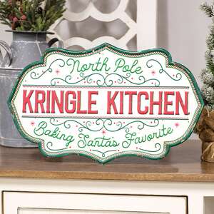 Kringle Kitchen Metal Sign 60368;