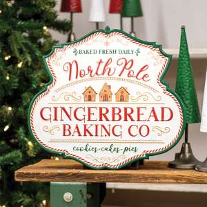 North Pole Gingerbread Baking Co. Metal Sign 60369
