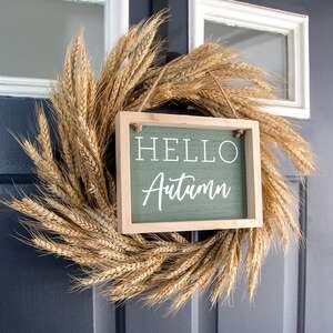 Hello Autumn Frame w/Jute Hanger 91050;