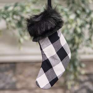 Black Buffalo Check Stocking 14463