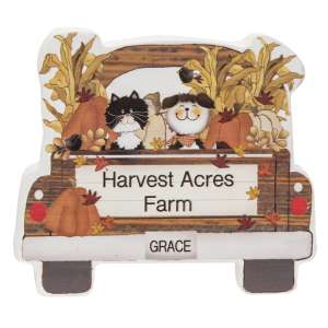 Harvest Acres Farm Chunky Pet Truck Sitter #35563