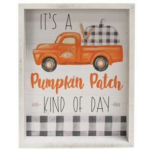 Pumpkin Patch Kind of Day Inset Box Sign