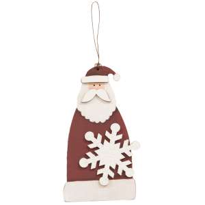 Snowflake Santa Ornament #35677