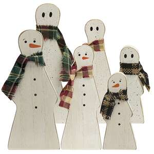 3/Set, Reversible Ghost & Snowman Sitters