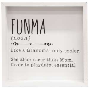 Funma Definition Framed Box Sign #35752