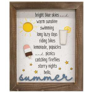 Summer Shadowbox Frame
