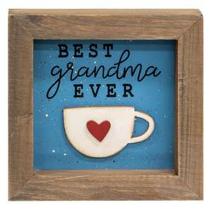 Best Grandma Ever Shadowbox Frame