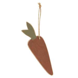 Wooden Carrot Ornament #35944