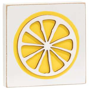 Lemon Icon Square Block