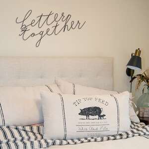 Better Together Wire Script Wall Words 65187