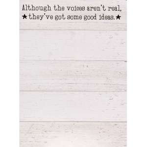 The Voices Aren't Real Mini Notepad 55003