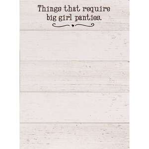 Big Girl Panties Mini Notepad  55016;