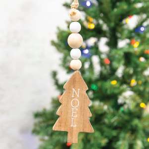 Noel Tree Beaded Ornament 91074
