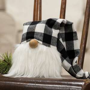 White Buffalo Check Cap Gnome, 5.5" CS37923;