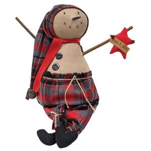 Yule Plaid Snowman #CS38093