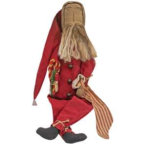 Father Christmas Doll With Candy Canes & Stocking #CS38104