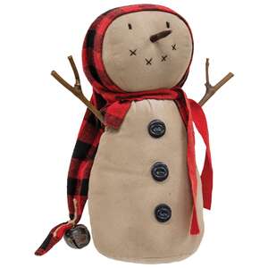 Jingles Snowman w/Buffalo Plaid Hat