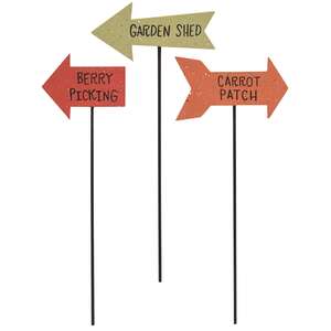 Garden Arrow Plant Poke, 3 Asstd.
