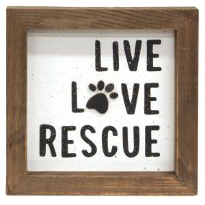 Live Love Rescue Shadowbox Frame #35828