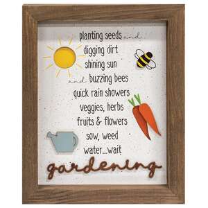 Gardening Shadowbox Frame
