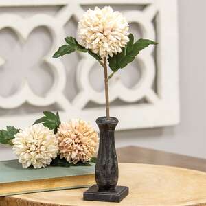 Curvy Black Spindle Flower Holder 35955;