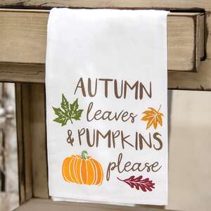 Autumn Leaves Dish Towel 54068;