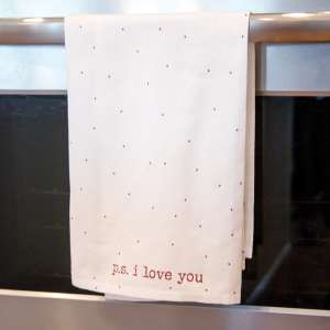 PS I Love You Dish Towel 54082