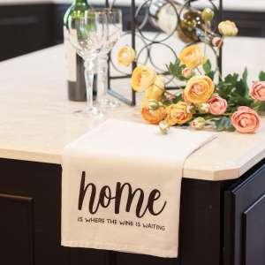 Home Is Where The Wine Is Waiting Dish Towel 54129