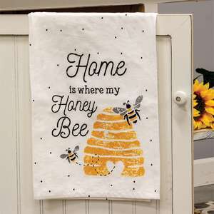 Home Is Where My Honey Bee Dish Towel 54158