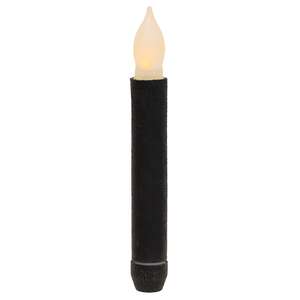 Textured 6" Taper, Black