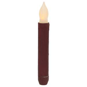 Textured 6" Taper, Burgundy