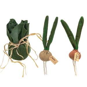 3/Set, Lettuce, Radish, Onion Fabric Vegetables