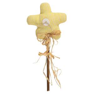 Yellow Striped Flower Poke