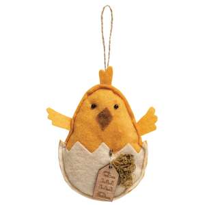 Felt Hatching Peep Chick Ornament