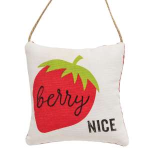 #CS38415 Berry Nice Pillow Ornament