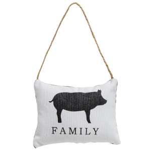 Family Pig Pillow Ornament #CS38420