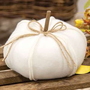 #CS38429 Fleece Stuffed Pumpkin, 6.5"