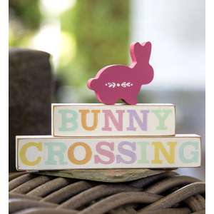 3/Set, Bunny Crossing Block Stackers #35742