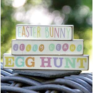 3/Set, Easter Bunny Pastel Block Stackers