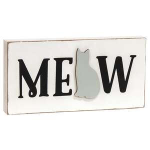 Meow Wooden Block #35836