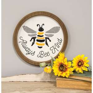 Always Bee Kind Circle Frame