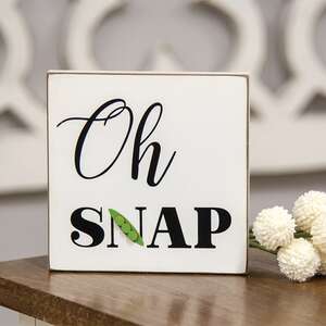 Oh Snap Square Block